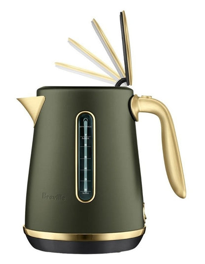 The Soft Top Luxe Kettle in Olive Tapenade Brass BKE735OLB4IAN1