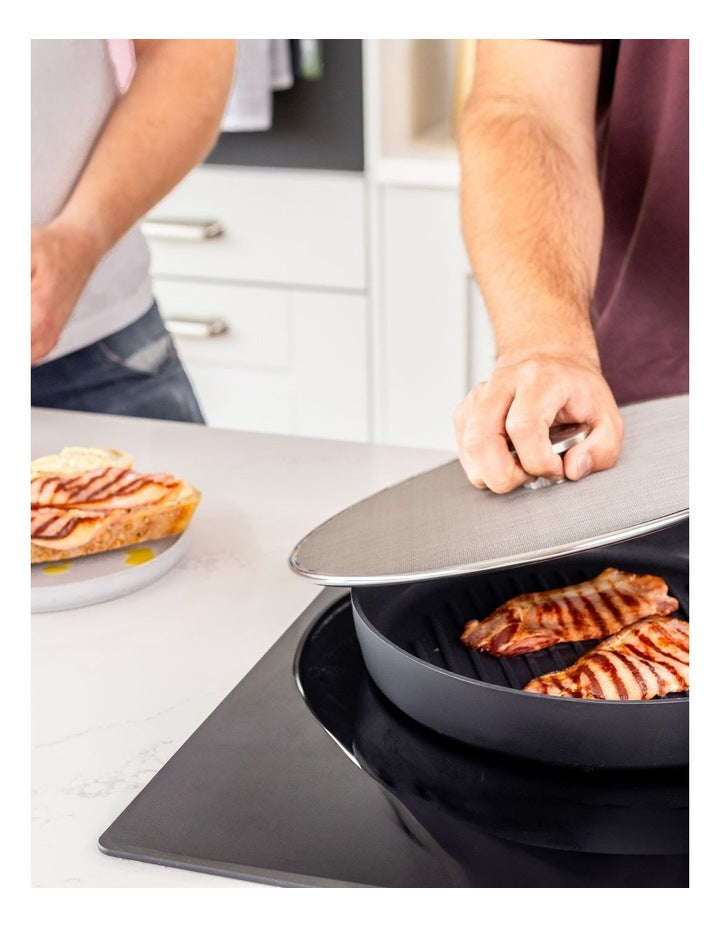 Splatter Guard 33cm in Silver