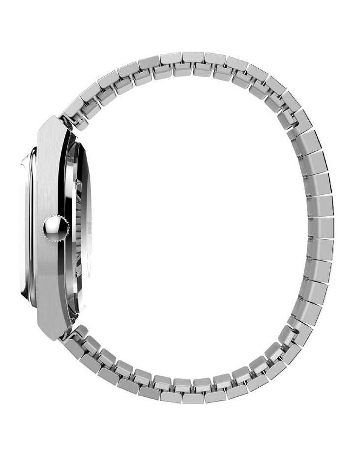Automatic 1983 E Line Stainless Steel Expansion Band Watch 34mm in Silver