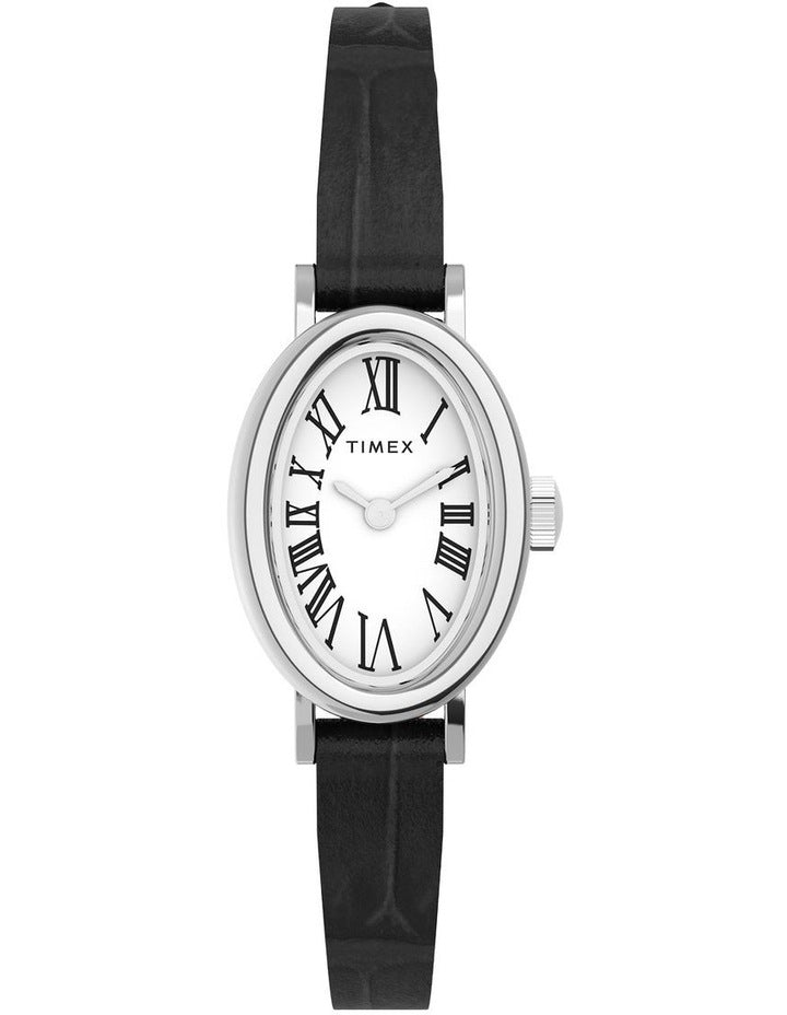 Cavatina Case With Strap Watch in Black