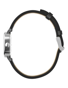 Cavatina Case With Strap Watch in Black