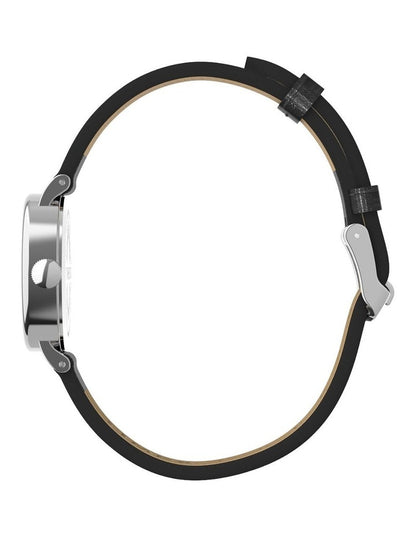 Cavatina Case With Strap Watch in Black
