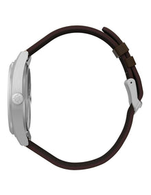 Expedition Capstone Eco-Friendly Leather Strap Watch 39mm in Brown