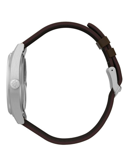 Expedition Capstone Eco-Friendly Leather Strap Watch 39mm in Brown