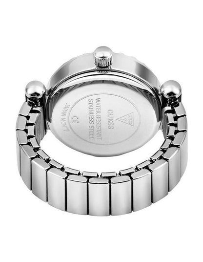 Analogue Ring Watch in Silver-Tone