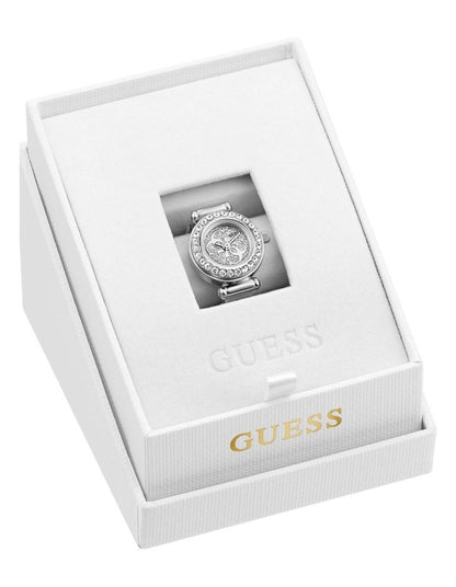Analogue Ring Watch in Silver-Tone