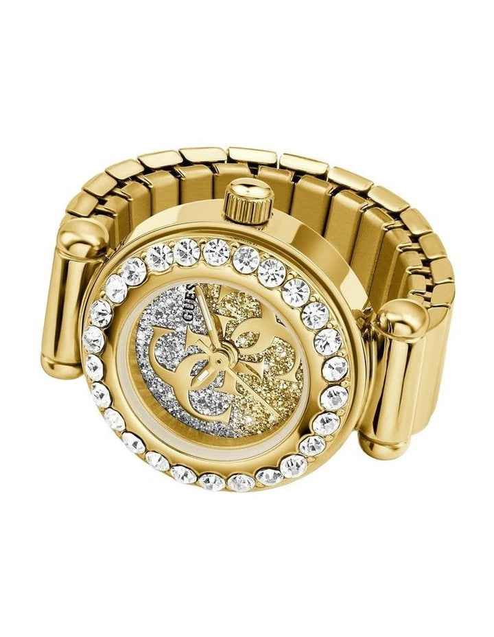 Analogue Ring Watch in Gold-Tone
