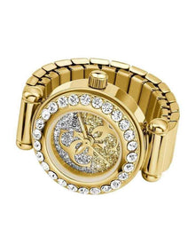 Analogue Ring Watch in Gold-Tone