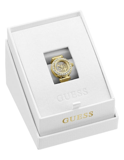 Analogue Ring Watch in Gold-Tone
