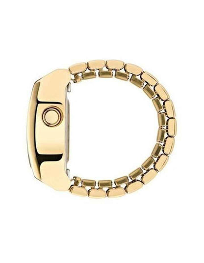Digital Two Ring Watch AOST26036 in Gold
