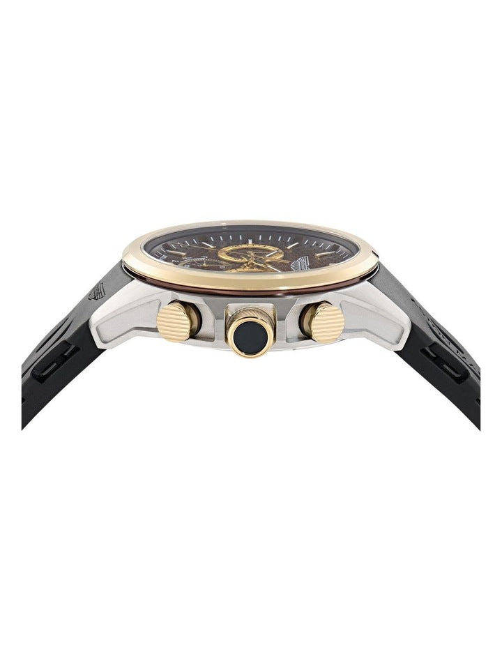 HLC Chronograph Solar MTRH2S605 Watch 44mm in Black/Brown