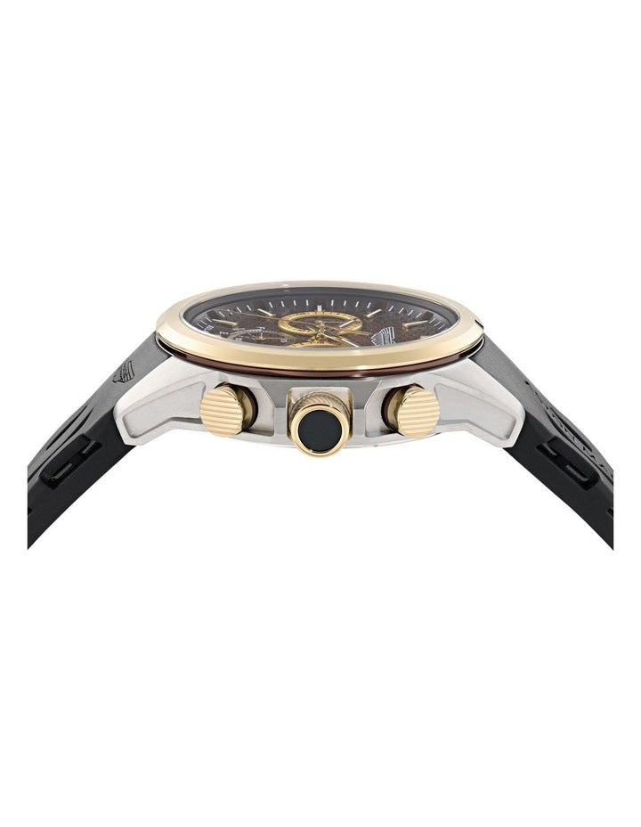 HLC Chronograph Solar MTRH2S605 Watch 44mm in Black/Brown