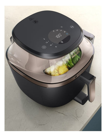 5000 Series XXL Steam Airfryer 7.2L in Black NA547/07