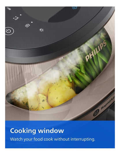 5000 Series XXL Steam Airfryer 7.2L in Black NA547/07