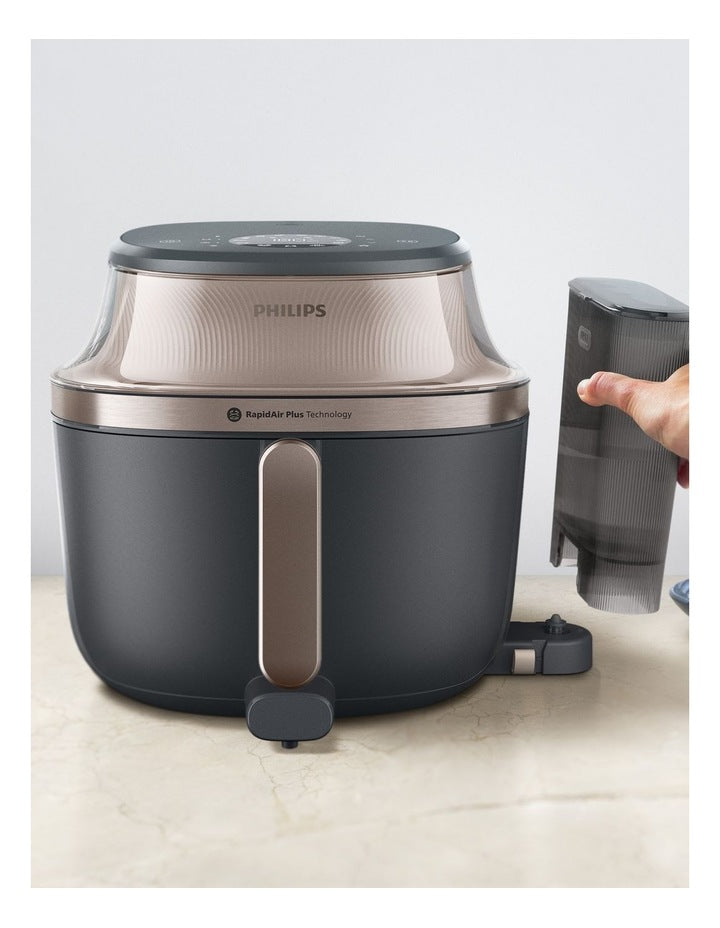 5000 Series XXL Steam Airfryer 7.2L in Black NA547/07