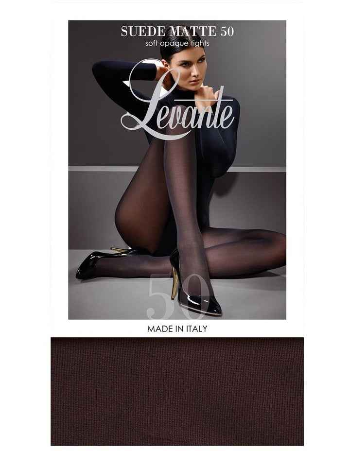 Suede Matte Tights 50D in Carob