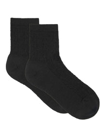 Mia Pointelle Sock in Nero