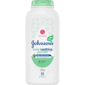 Johnson's Baby Smoothing Powder Aloe Vera & Vitamin E 200g