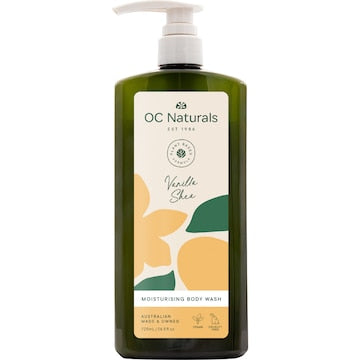 OC Naturals Vanilla Shea Moisturising Body Wash 725mL