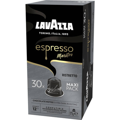 Lavazza Espresso Ristretto Nespresso Compatible Coffee Pods 30 Pack