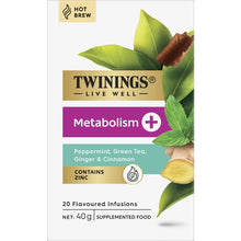 Twinings Live Well Metabolism+ Flavoured Infusions 20 Pack