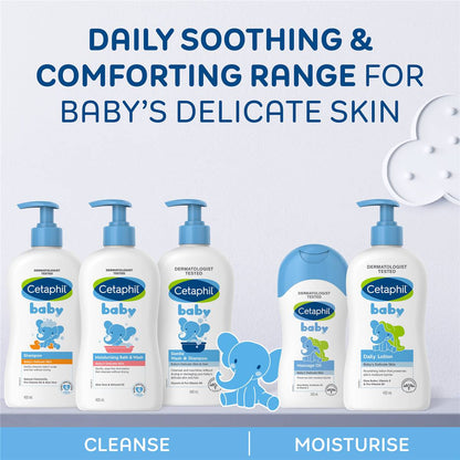 Cetaphil Baby Moisturising Bath & Wash Delicate Skin 400ml