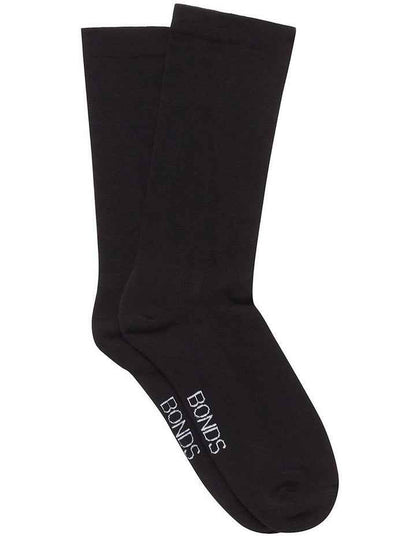 Very Comfy Circulation Crew Socks Pack of 2 in Black_Bac