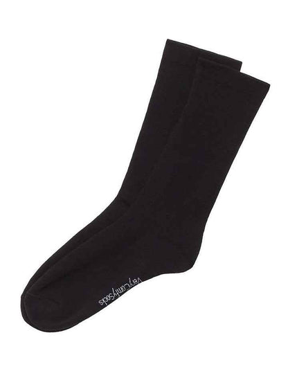 Very Comfy Circulation Crew Socks Pack of 2 in Black_Bac