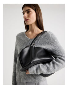 Billy Leather Tote Bag in Black