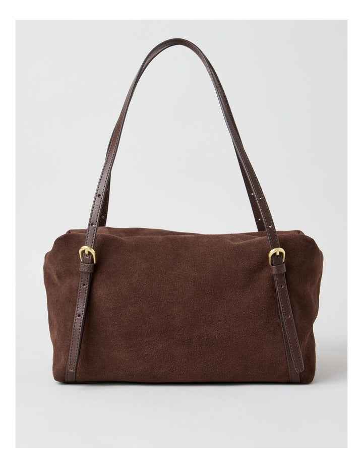 Billy Leather Tote Bag in Chocolate
