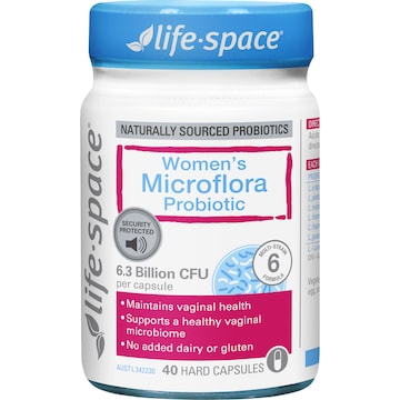 Life-Space Women's Microflora Probiotic Hard Capsules 40 pack