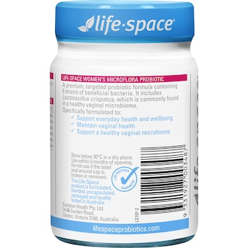 Life-Space Women's Microflora Probiotic Hard Capsules 40 pack