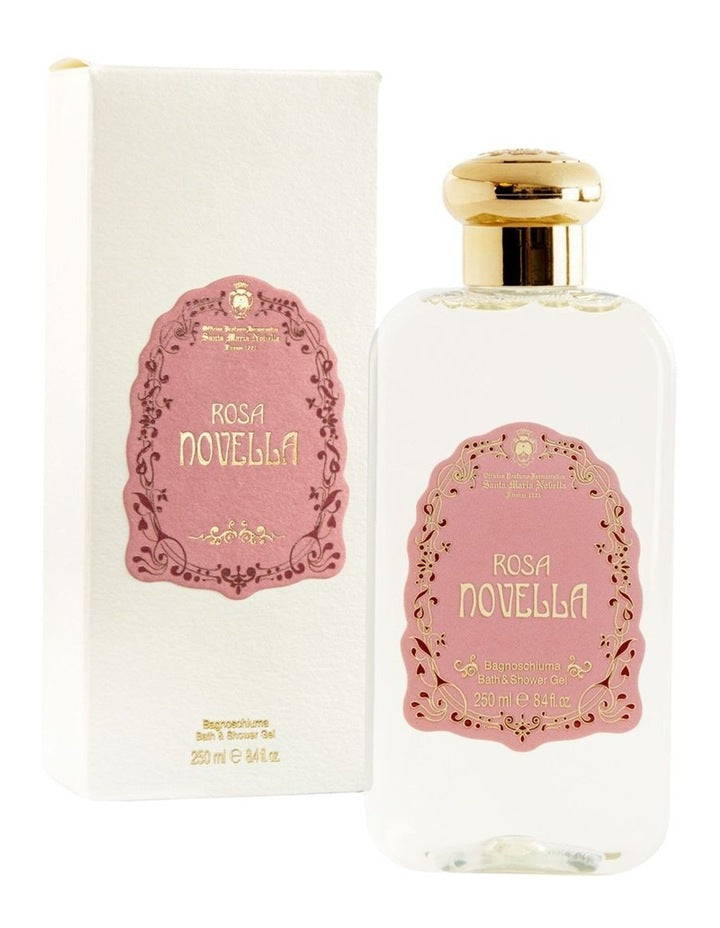 Rosa Novella PET Bath And Shower Gel 250ml
