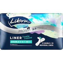 Libra Panty Liners Double 2 In 1 25 pack