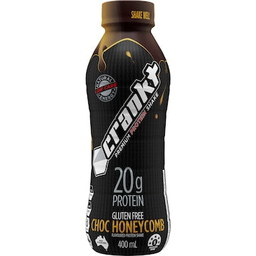 Crankt Premium Protein Shake Chocolate Honeycomb 400mL