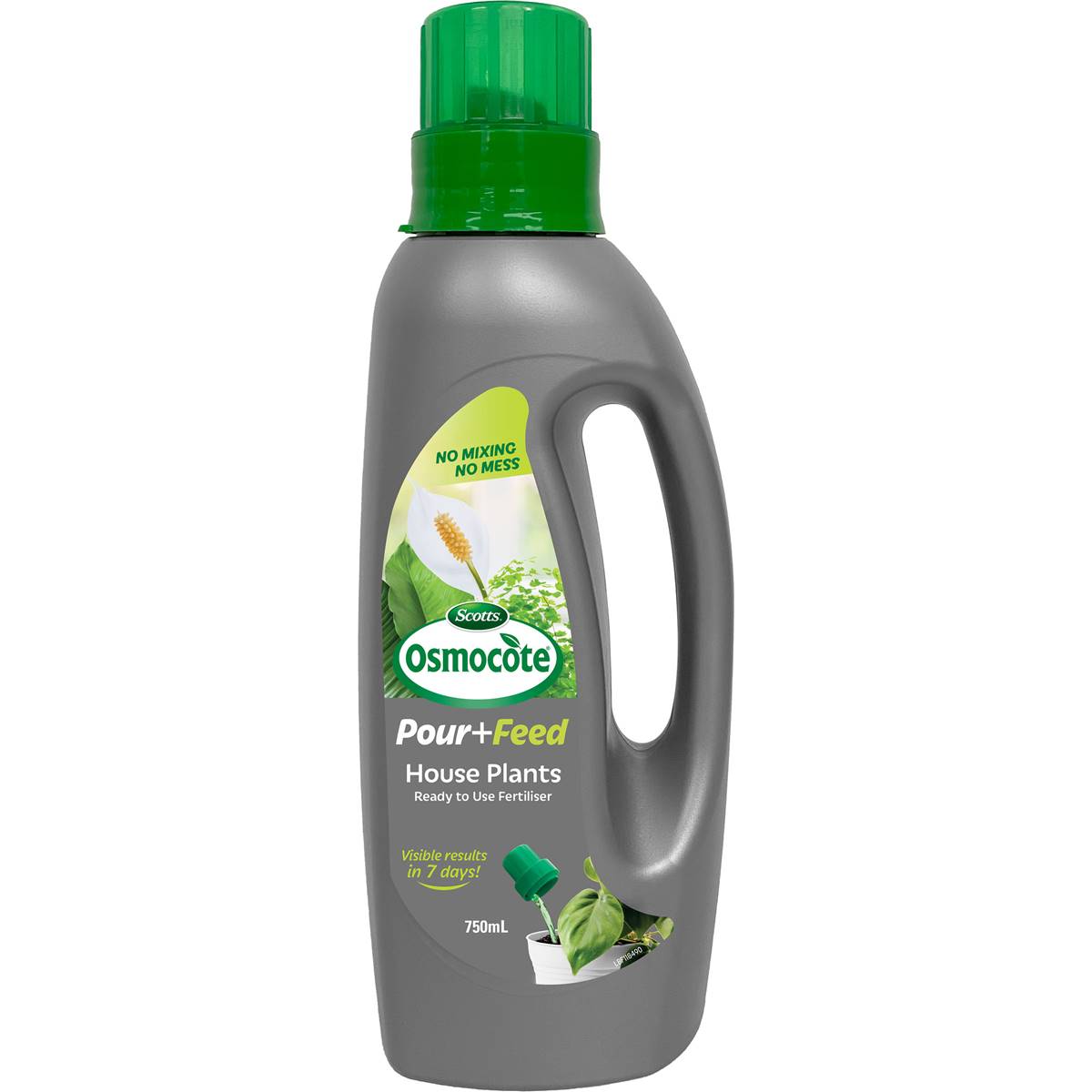 Scotts Osmocote Pour + Feed House Plants Liquid Fertiliser 750ml