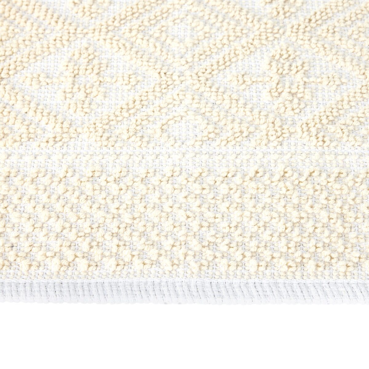 Jacquard Bath Mat - Natural