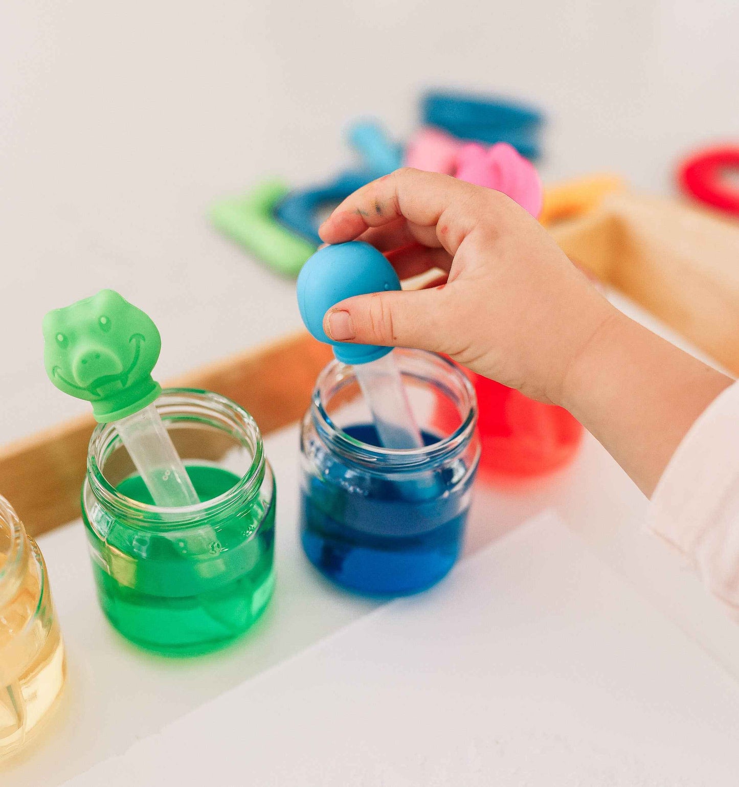 Curious Columbus Pipette Silicone Craft Droppers Aussie Animal Art and craft for kids Early Science STEM Toys 3yrs+
