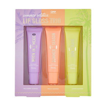 OXX Fragrance Summer Solstice Lip Gloss Trio
