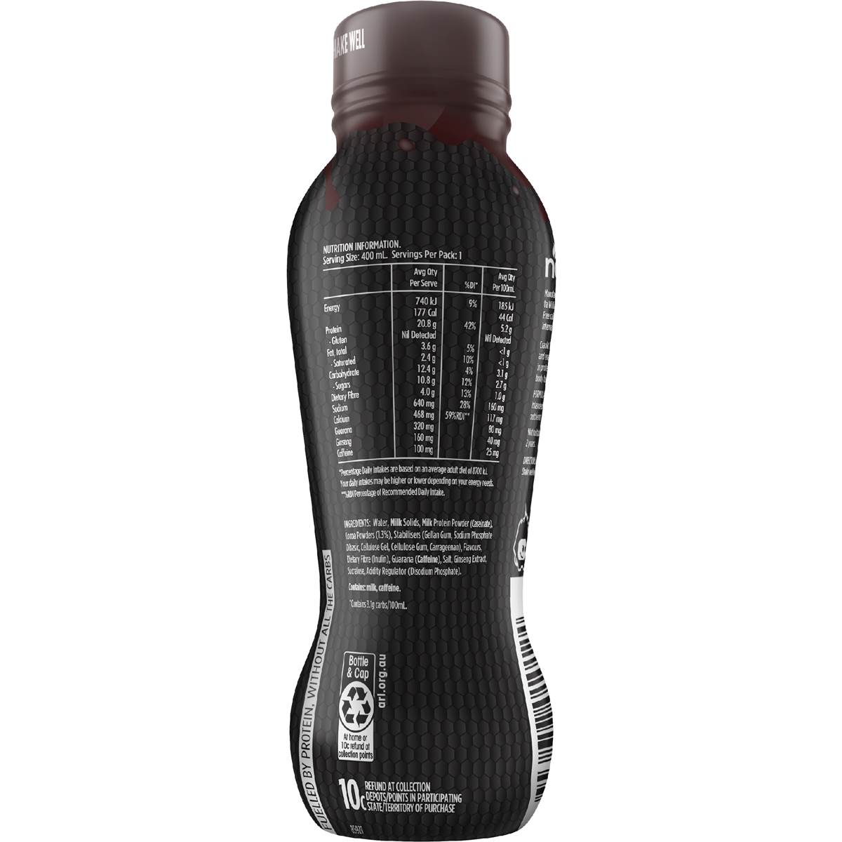 Crankt Premium Protein Shake Chocolate 400ml