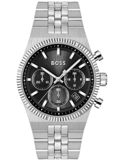 Candor Prime Stainless Steel Dial Watch in Black