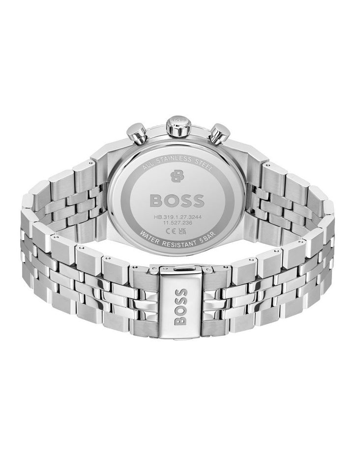 Candor Prime Stainless Steel Dial Watch in Black