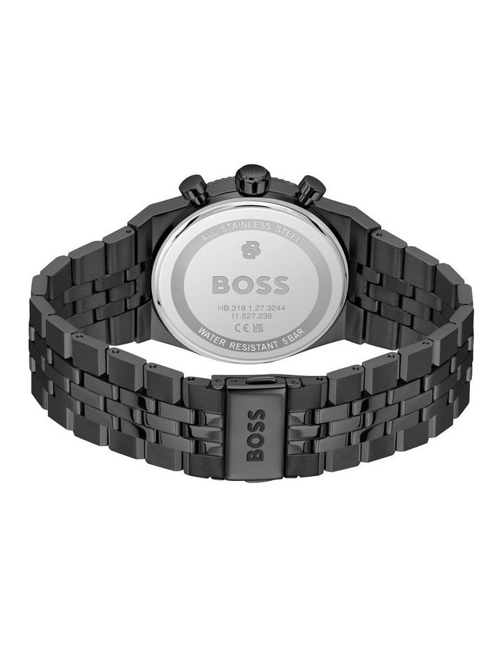 Candor Prime Ionic Plated Black Steel Dial Watch in Green