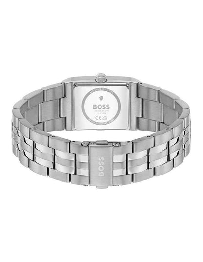 Strivo Stainless Steel Dial Watch in Black