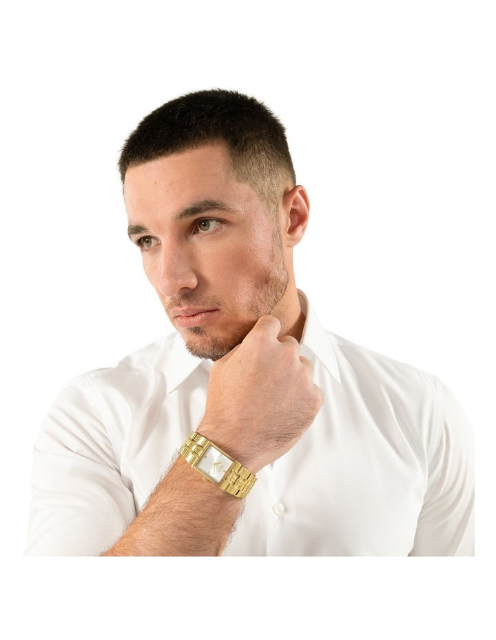 Strivo Iconic Plated Thin Watch in Gold