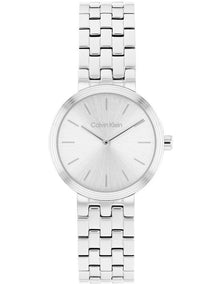 Forme Stainless Steel Dial Watch in Silver White