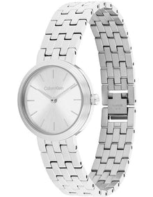 Forme Stainless Steel Dial Watch in Silver White
