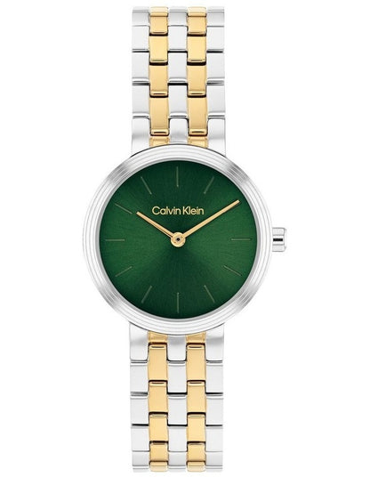 Forme Stainless Steel & Ionic Plated Thin Steel Dial Watch in Green