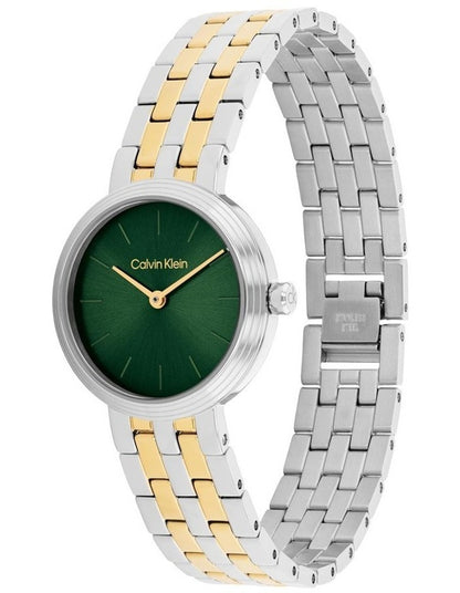 Forme Stainless Steel & Ionic Plated Thin Steel Dial Watch in Green