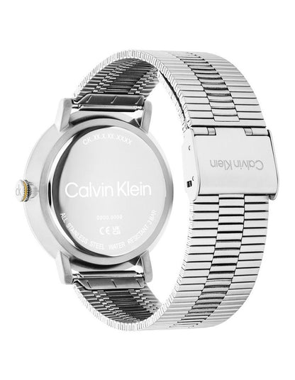 Real Stainless Steel Dial Watch in Dark Grey